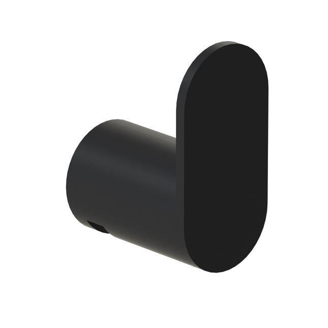 Emroware 1440MB Jubilee Robe Hook – Single Matte Black Powder Coat Decorus Hardware Perth Australia