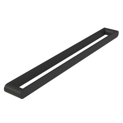 Emroware 1460MB Jubilee Single Towel Rail – 600mm Matte Black Powder Coat Decorus Hardware Perth Australia