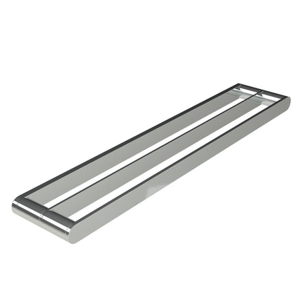 Emroware 1462CP Jubilee Double Towel Rail – 600mm Chrome Plated Brass Decorus Hardware Perth Australia
