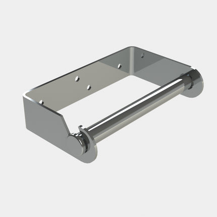 Emroware 410CP Toilet roll holder Chrome plated steel Decorus Hardware Perth Australia