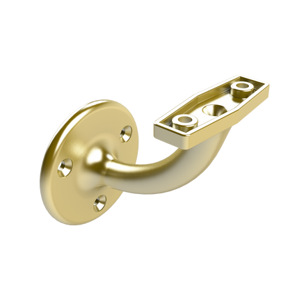 Emroware 440BGPP Conventional Bracket Brushed gold Decorus Hardware Perth Australia