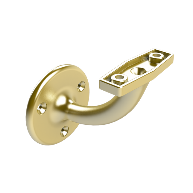 Emroware 440BGPP Conventional Bracket Brushed gold Decorus Hardware Perth Australia
