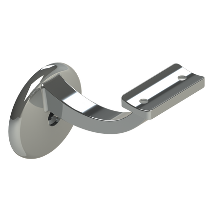Emroware 441CTCPPP Single Exposed Fix Curve Top Chrome plated Decorus Hardware Perth Australia