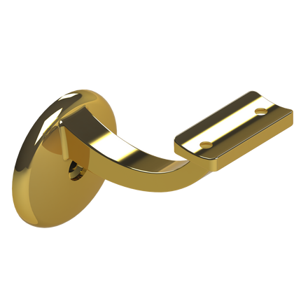 Emroware 441CTGPPP Single Exposed Fix Curve Top Gold plated Decorus Hardware Perth Australia
