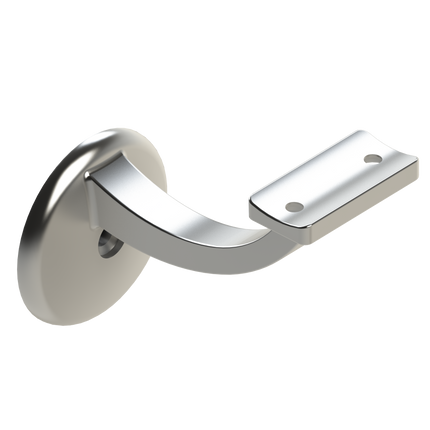Emroware 441CTSCPP Single Exposed Fix Curve Top Satin chrome Decorus Hardware Perth Australia