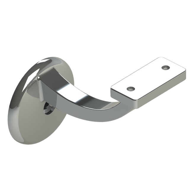 Emroware 441FTCPPP Single Exposed Fix Flat Top Chrome plated Decorus Hardware Perth Australia