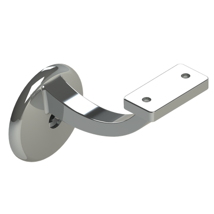 Emroware 441FTCPPP Single Exposed Fix Flat Top Chrome plated Decorus Hardware Perth Australia