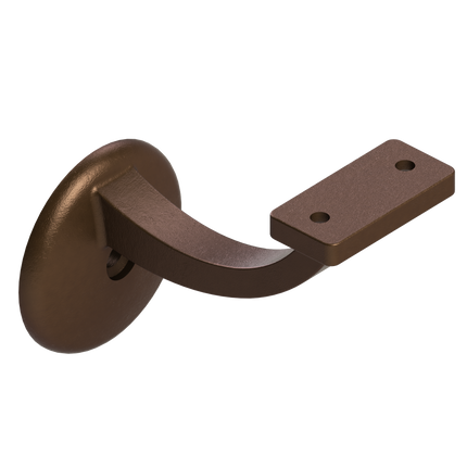 Emroware 441FTFBPP Single Exposed Fix Flat Top Bronze powder coated Decorus Hardware Perth Australia