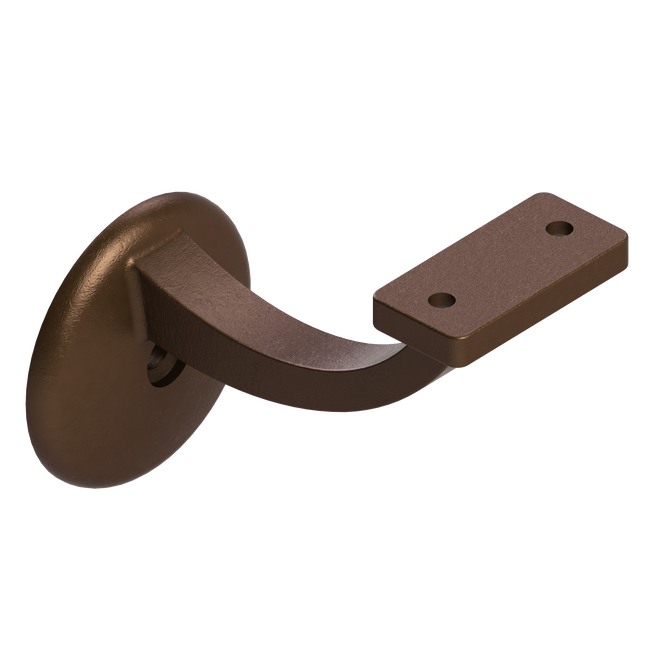 Emroware 441FTFBPP Single Exposed Fix Flat Top Bronze powder coated Decorus Hardware Perth Australia