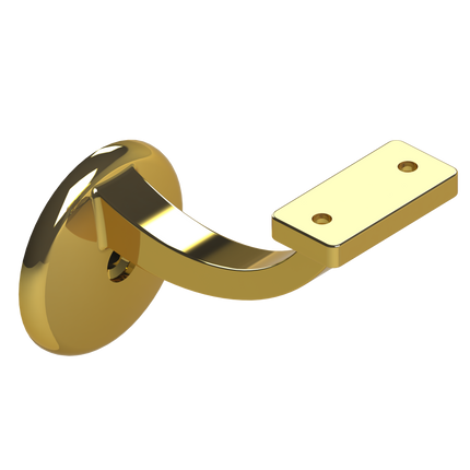 Emroware 441FTGPPP Single Exposed Fix Flat Top Gold plated Decorus Hardware Perth Australia