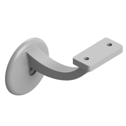 Emroware 441FTSPP Single Exposed Fix Flat Top Satin powder coated Decorus Hardware Perth Australia