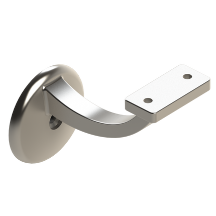 Emroware 441FTSCPP Single Exposed Fix Flat Top Satin chrome Decorus Hardware Perth Australia