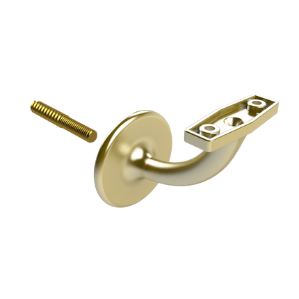 Emroware 442BGPP Centre Concealed Bracket Brushed gold Decorus Hardware Perth Australia