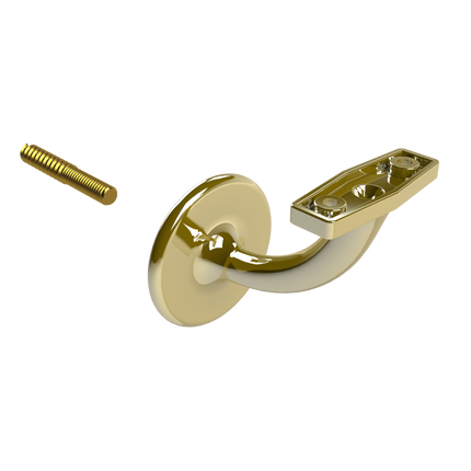 Emroware 442GPPP Centre Concealed Bracket Gold plated Decorus Hardware Perth Australia