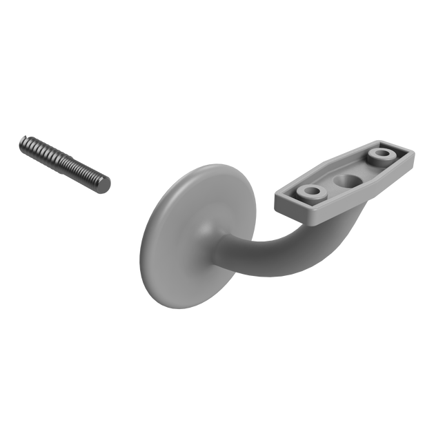 Emroware 442SPP Centre Concealed Bracket Satin powder coated Decorus Hardware Perth Australia