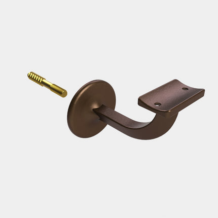 Emroware 443FBPP Extended Centre Concealed Bracket Bronze powder coated Decorus Hardware Perth Australia