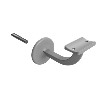 Emroware 443SPP Extended Centre Concealed Bracket Satin powder coated Decorus Hardware Perth Australia