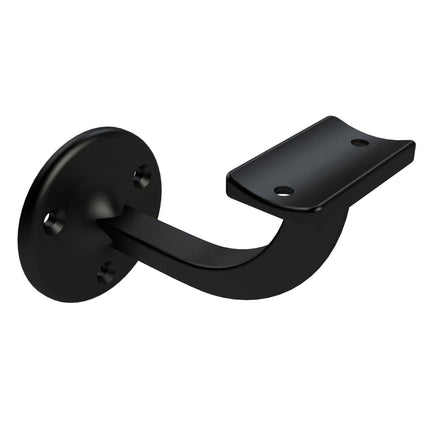 Emroware 444MBLPP Extended Bracket Matt black powder coated Decorus Hardware Perth Australia