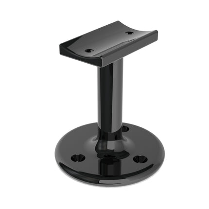 Emroware 445GBLPP Straight Bracket Gloss black powder coated Decorus Hardware Perth Australia