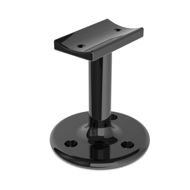Emroware 445GBLPP Straight Bracket Gloss black powder coated Decorus Hardware Perth Australia