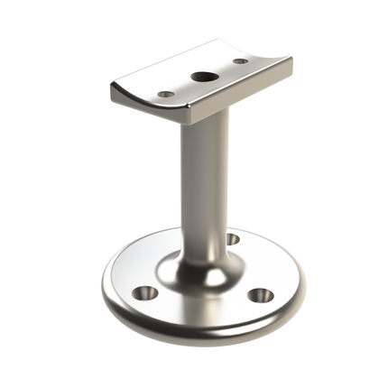 Emroware 445HSPP Straight Bracket - hollow Satin powder coated Decorus Hardware Perth Australia