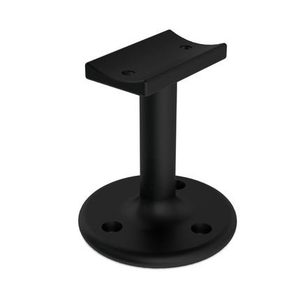 Emroware 445MBLPP Straight Bracket Matt black powder coated Decorus Hardware Perth Australia