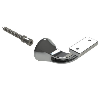 Emroware 4461FTCPPP Architectural Concealed Flat Top Bracket Chrome plated Decorus Hardware Perth Australia