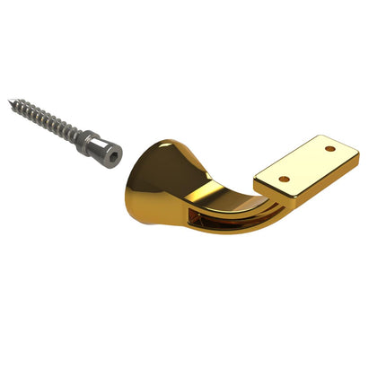 Emroware 4461FTGPPP Architectural Concealed Flat Top Bracket Gold plated Decorus Hardware Perth Australia