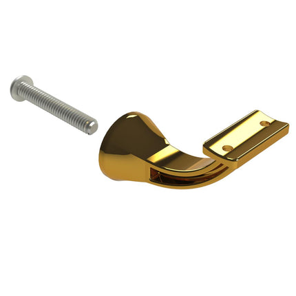Emroware 4462GPPP Architectural Concealed Curved Top Gold plated Decorus Hardware Perth Australia