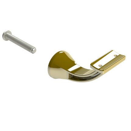 Emroware 4462GPPP Architectural Concealed Curved Top Gold plated Decorus Hardware Perth Australia