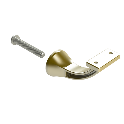 Emroware 4472BGPP Architectural Concealed Flat Top Brushed gold Decorus Hardware Perth Australia