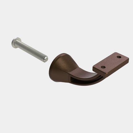 Emroware 4472FBPP Architectural Concealed Flat Top Bronze powder coated Decorus Hardware Perth Australia