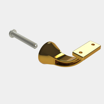Emroware 4472GPPP Architectural Concealed Flat Top Gold plated Decorus Hardware Perth Australia