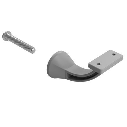 Emroware 4472SPP Architectural Concealed Flat Top Satin powder coated Decorus Hardware Perth Australia