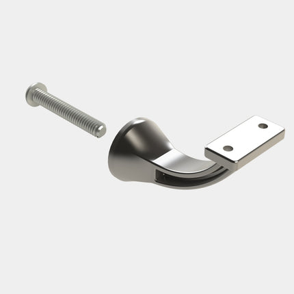 Emroware 4472SCPP Architectural Concealed Flat Top Satin chrome Decorus Hardware Perth Australia