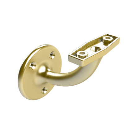 Emroware 448BGPP Conventional Bracket Brushed gold Decorus Hardware Perth Australia
