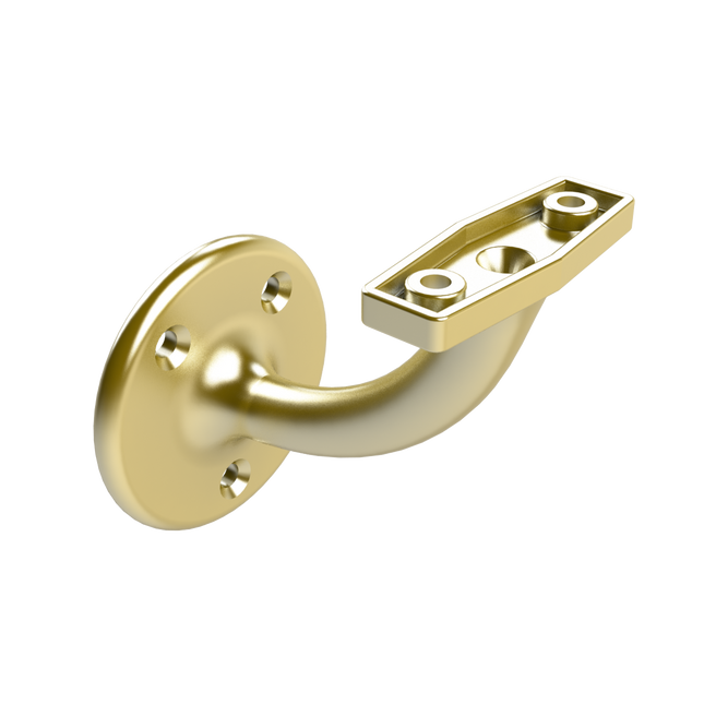 Emroware 448BGPP Conventional Bracket Brushed gold Decorus Hardware Perth Australia