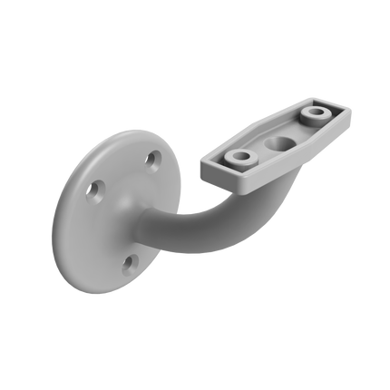 Emroware 448SPP Conventional Bracket Satin powder coat (top screw holes 25mm apart) Decorus Hardware Perth Australia