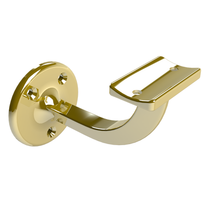 Emroware 449GPPP Extended Bracket Gold plated (top screw holes 25mm apart) Decorus Hardware Perth Australia
