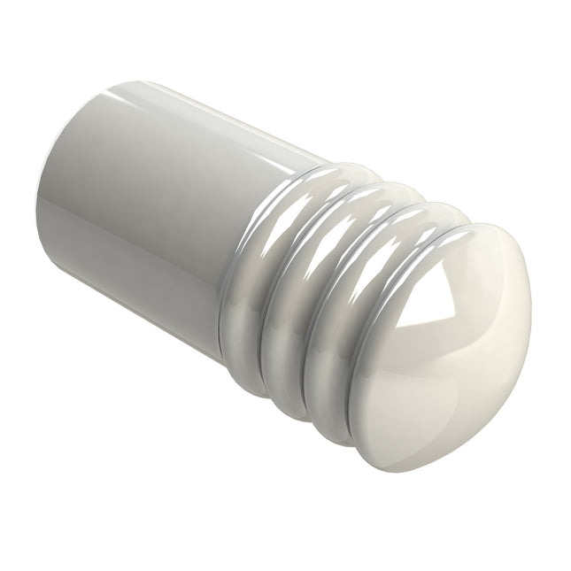 Emro 453WHS Door Stop Wall Mounted 75mm Plastic Cushion White