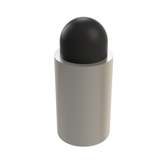 Emro Door Stop 50028 Wall Mounted 35x77mm Satin Pearl Decorus Hardware Perth Australia