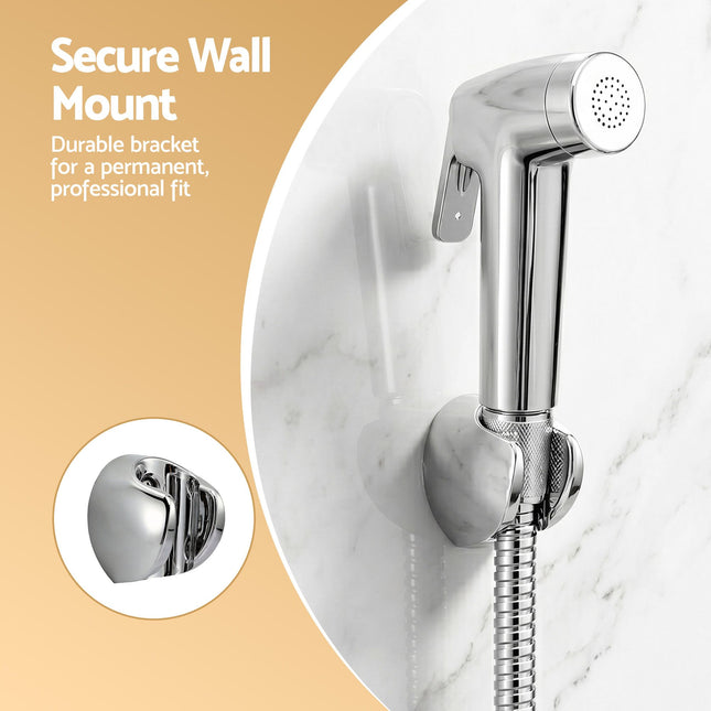Cefito Handheld Bidet Sprayer for Toilet 1.5m Stainless Steel Hose Jet Spray for Feminine Wash – product detail