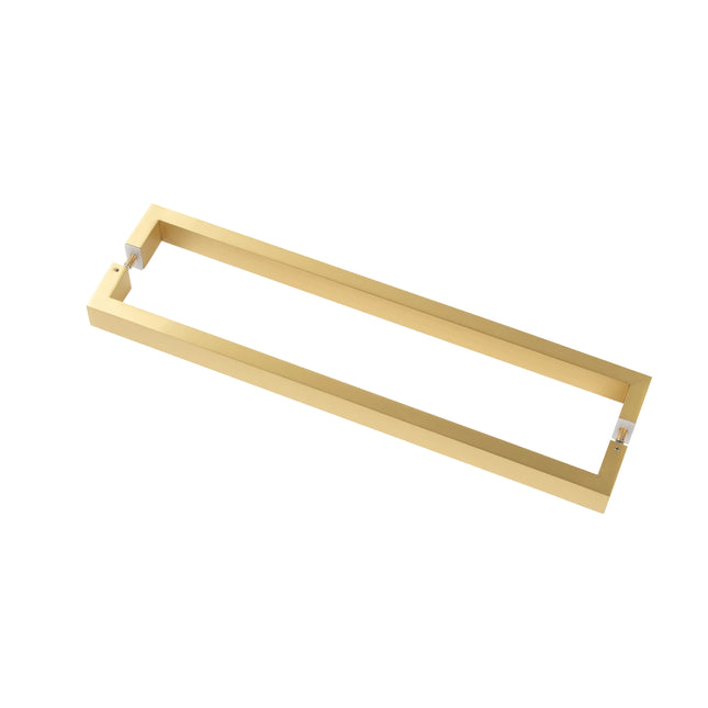 Blanc Door Pull Handle 900x880mm Box Pack Satin Brass 2DP14ASBBP N2LOK