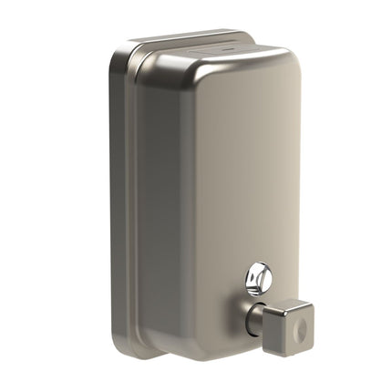 Emroware C12211 Surface mounted dispenser (vertical)  G304 Satin stainless steel (124mmx124mmx209mm) Decorus Hardware Perth Australia
