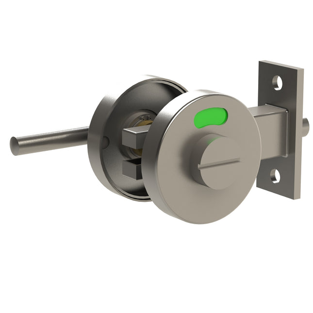 Emroware C12226 Round Mortice Mounted Indicator Bolt Satin Stainless Steel G304 (AS1428.1-2009 compliant) Decorus Hardware Perth Australia