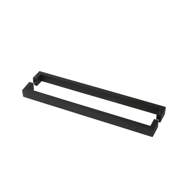 Blanc Door Pull Handle 600x585mm Box Pack Matt Black 2DP08MBBP N2LOK
