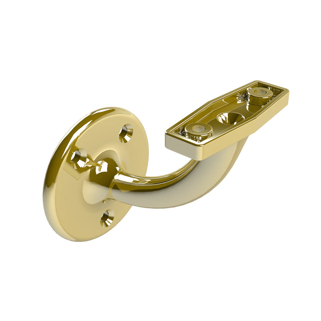 448GPPP | Conventional Bracket 25mm Gold Plated | Emroware Decorus Hardware Perth Australia