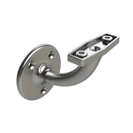 Emroware 448SCPP Conventional Handrail Bracket Satin Chrome Zinc Alloy