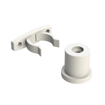 451WHS | Standard Door Clip White | Emroware