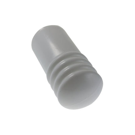 453WHS | Door Stop Wall Mounted 75mm Plastic Cushion White | Emroware